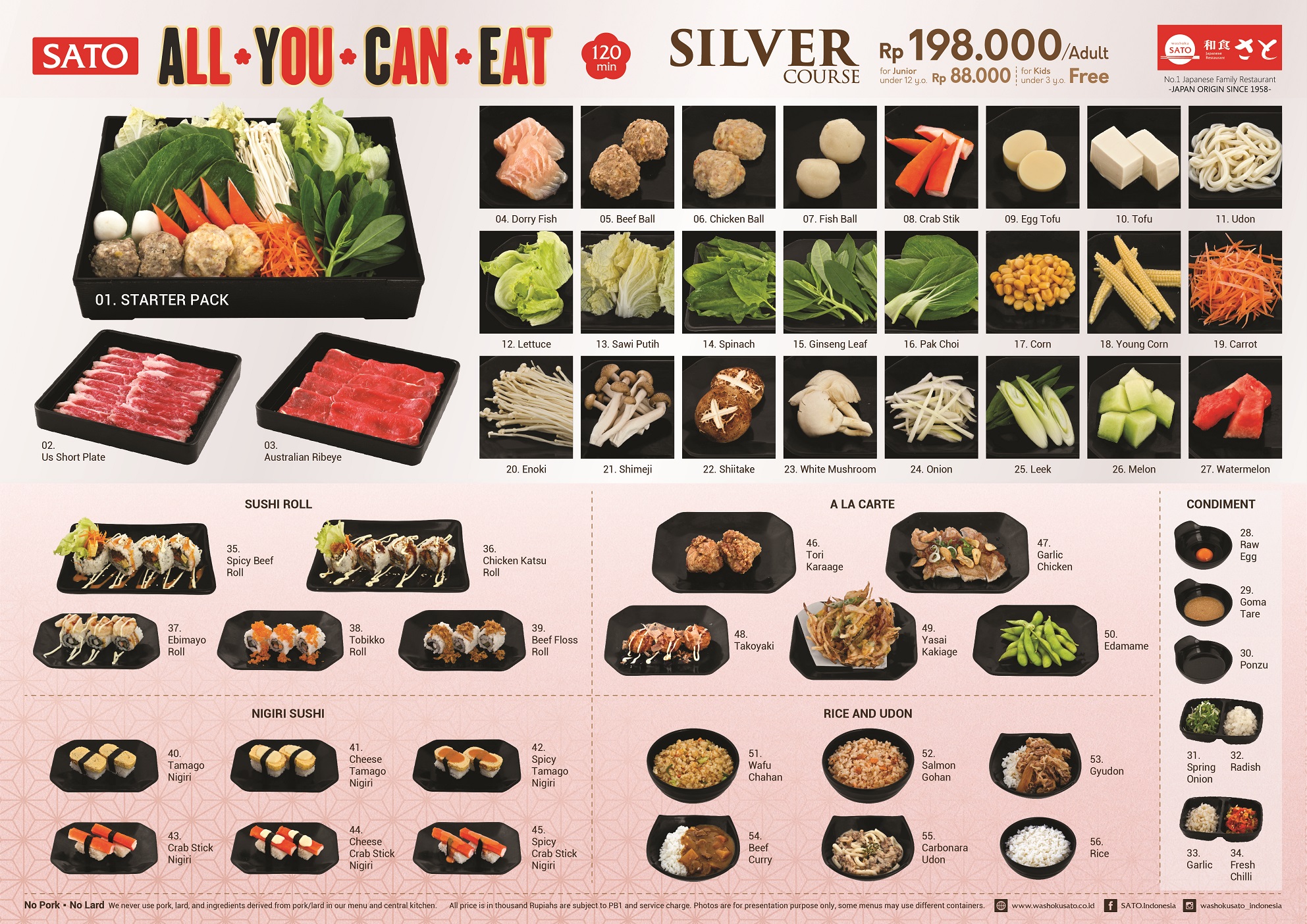 All You Can Eat Washoku Sato Indonesia